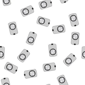 Pattern symbol compass cartoon vector 스톡 일러스트