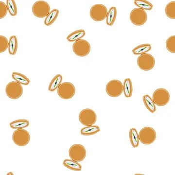 Pattern symbol compass cartoon vector 库存插图