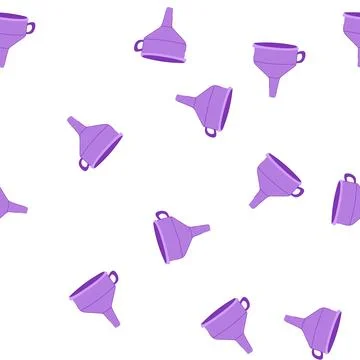 Pattern symbol funnel cartoon vector Illustrazione stock