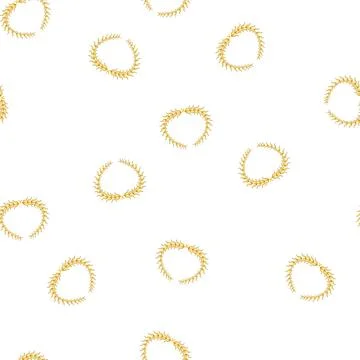 Pattern symbol gold laurel cartoon vector イラスト素材