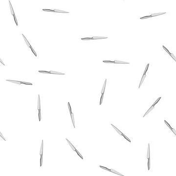 Pattern symbol knife cartoon vector Stock Illustration