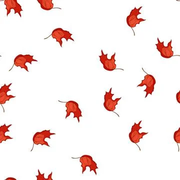 Pattern symbol maple leaf cartoon vector 스톡 일러스트