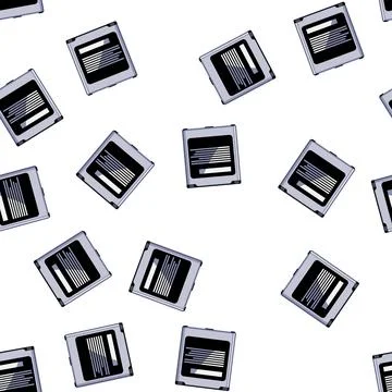 Pattern symbol mobile phone battery cartoon vector Illustrazione stock