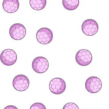 Pattern symbol soccer ball cartoon vector Stockillustratie