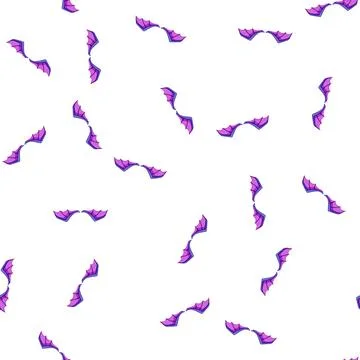 Pattern symbol wings dragon cartoon vector Illustrazione stock