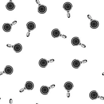 Pattern system ip camera cartoon vector Stock Illustration