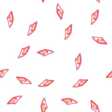 Pattern table cloth napkin cartoon vector Stockillustratie