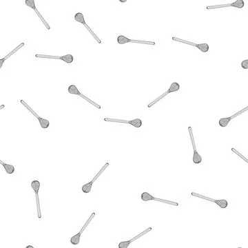 Pattern table tea spoon cartoon vector イラスト素材