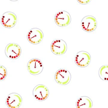 Pattern tachometer speedometer cartoon vector Stock Illustration