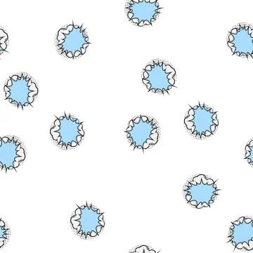 Pattern tail comic speech bubble cartoon vector 스톡 일러스트