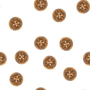 Pattern tailor sewing button cartoon vector Illustrazione stock