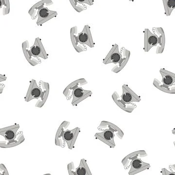 Pattern talk telephone retro cartoon vector Stock Illustration