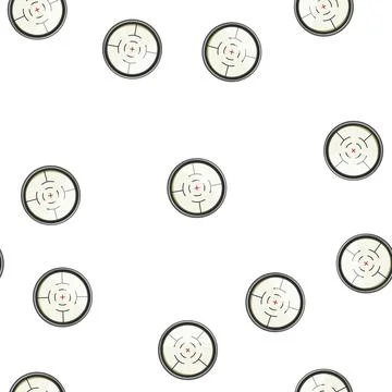 Pattern target scope sniper cartoon vector 库存插图