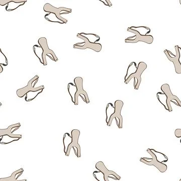 Pattern target slingshot cartoon vector Stock Illustration