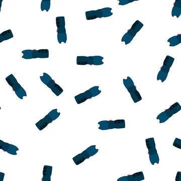 Pattern tazer taser gun cartoon vector Stock Illustration