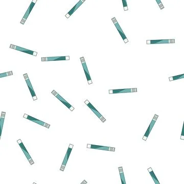 Pattern Teal event wristband providing security and access Stock Illustration