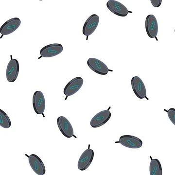 Pattern technology charging pad wireless cartoon vector Illustrazione stock