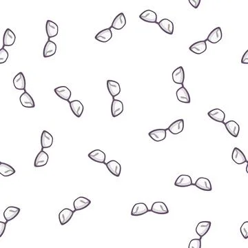 Pattern technology computer glasses cartoon vector 库存插图