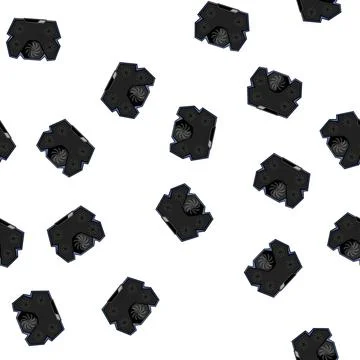 Pattern technology cooling pad cartoon vector Stock Illustration