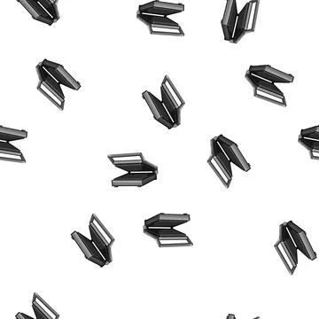 Pattern technology electric grill cartoon vector Stock Illustration