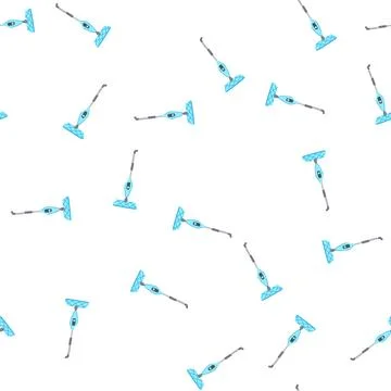 Pattern technology electric mop cartoon vector イラスト素材