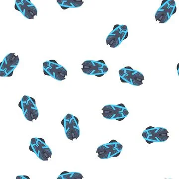 Pattern technology game mouse cartoon vector Stock Illustration