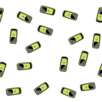 Pattern technology gps beacon cartoon vector 스톡 일러스트