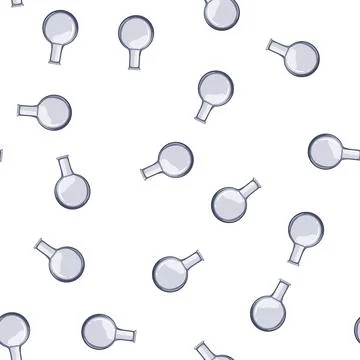 Pattern technology laboratory glassware cartoon vector Stock Illustration