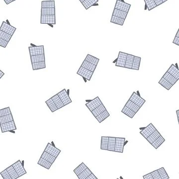 Pattern technology solar panel cartoon vector Stock Illustration