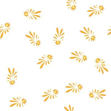 Pattern telescope shooting star space cartoon vector Stock Illustration