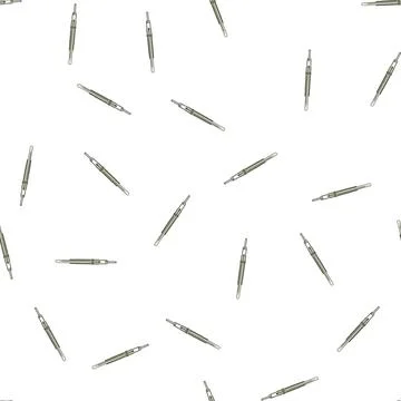 Pattern temperature candy thermometer cartoon vector Illustrazione stock
