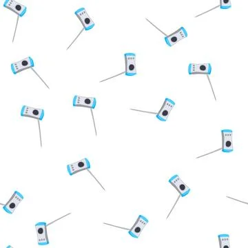 Pattern temperature compost thermometer cartoon vector 스톡 일러스트