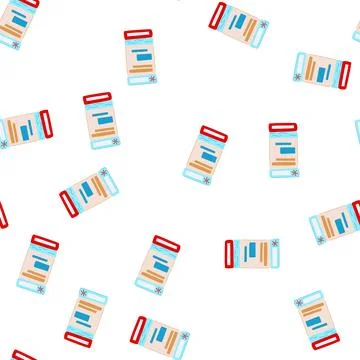 Pattern template cruise ship ticket cartoon vector イラスト素材