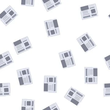 Pattern template financial newspaper cartoon vector Stock Illustration
