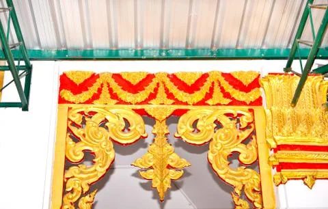 Pattern of temple. Stock Photos