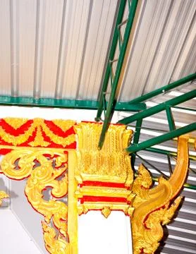 Pattern of temple. Stock Photos