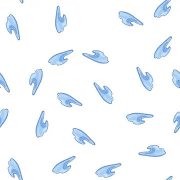 Pattern temporary puddle cartoon vector Stock Illustration