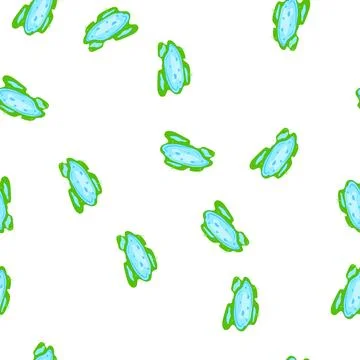 Pattern temporary puddle cartoon vector イラスト素材