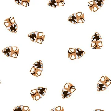 Pattern tery broken antique pot cartoon vector Stock Illustration