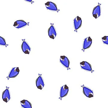 Pattern tetra exotic fish cartoon vector Stock Illustration