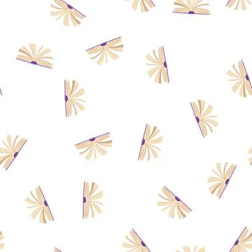 Pattern text book open cartoon vector Stock Illustration