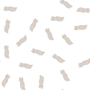 Pattern textile boho rug cartoon vector 库存插图
