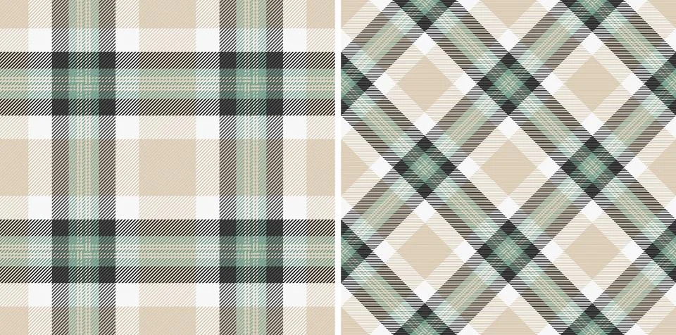 Pattern textile check of texture tartan seamless with a vector plaid fabric.. Stockillustratie