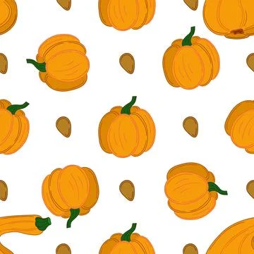 Pattern for textile or kitchen in hand draw style. Seamless pattern Stock Illustration