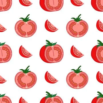 Pattern for textile or kitchen in hand draw style. Seamless pattern Stock Illustration