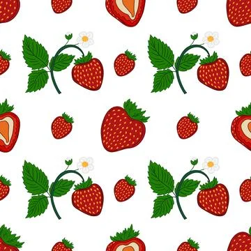Pattern for textile or kitchen in hand draw style. Seamless pattern Illustrazione stock