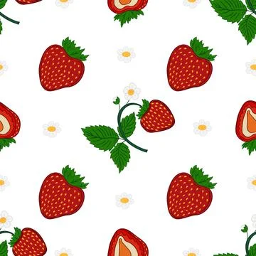 Pattern for textile or kitchen in hand draw style. Seamless pattern Stock Illustration