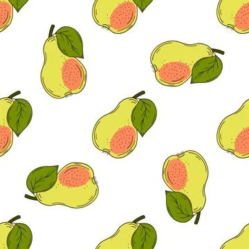 Pattern for textile or kitchen in hand draw style. Seamless pattern Stock Illustration
