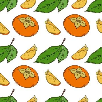 Pattern for textile or kitchen in hand draw style. Seamless pattern Stock Illustration