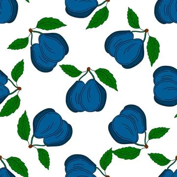 Pattern for textile or kitchen in hand draw style. Seamless pattern Stock Illustration